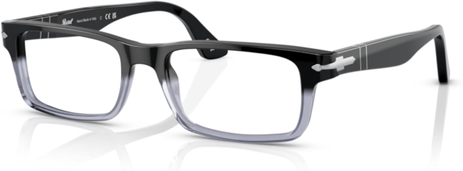 Persol PO3050V Rectangle Eyeglasses for Men +BUNDLE with ACCESSORY EYEWEAR KIT