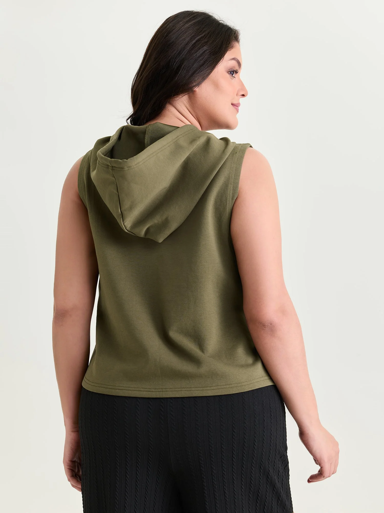 Supersoft Drawstring Neckline Tank Top