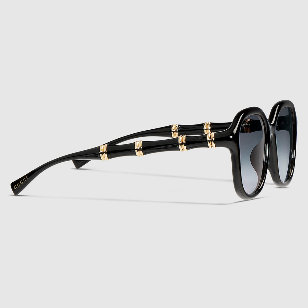 Gucci black Sunglasses GUCCI Specialized Fit Square Sunglasses in Black #393470 | Nigo Office