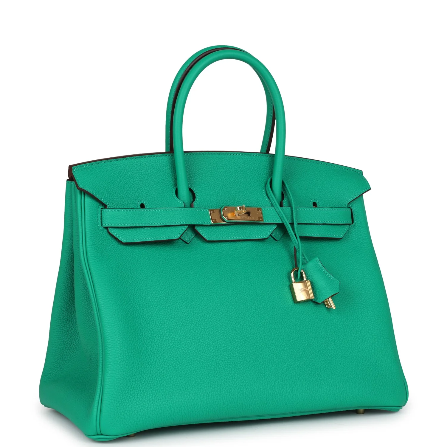 Hermes Special Order (HSS) BirkinMenthe Verso Togo Gold Hardware