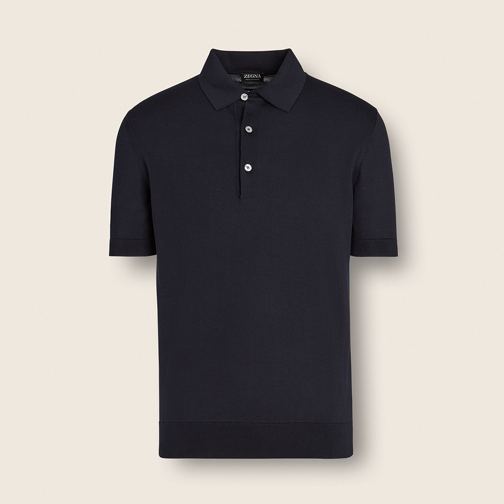 Designer Clothing Zegna Premium Cotton Polo Shirt #393763 | Nigo Office