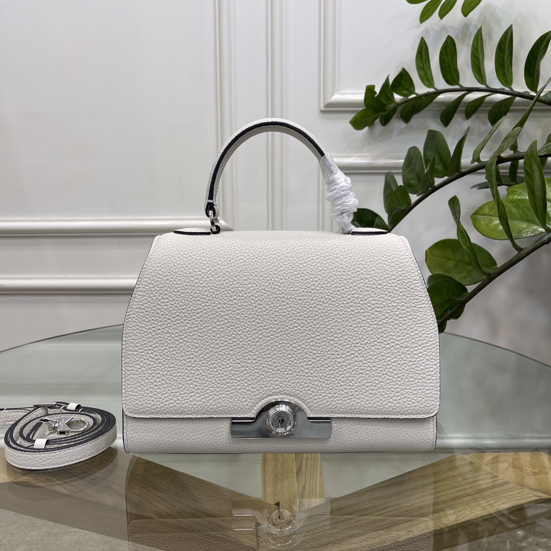 [TOP] MOYNAT RéJANE Bag Cowhide 26x10x18.5cm - White - 711 Luxury