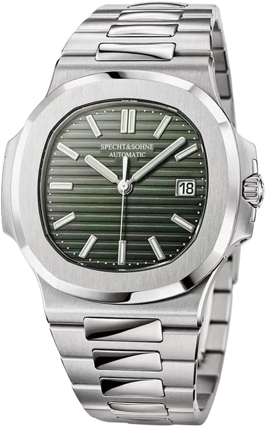 TACTO Specht&sohne 40MM Automatic Watches for Men Japan Miyota 8215 Movement Mechanical Watch Stainless Steel Sapphire Crystal 50MWaterproof