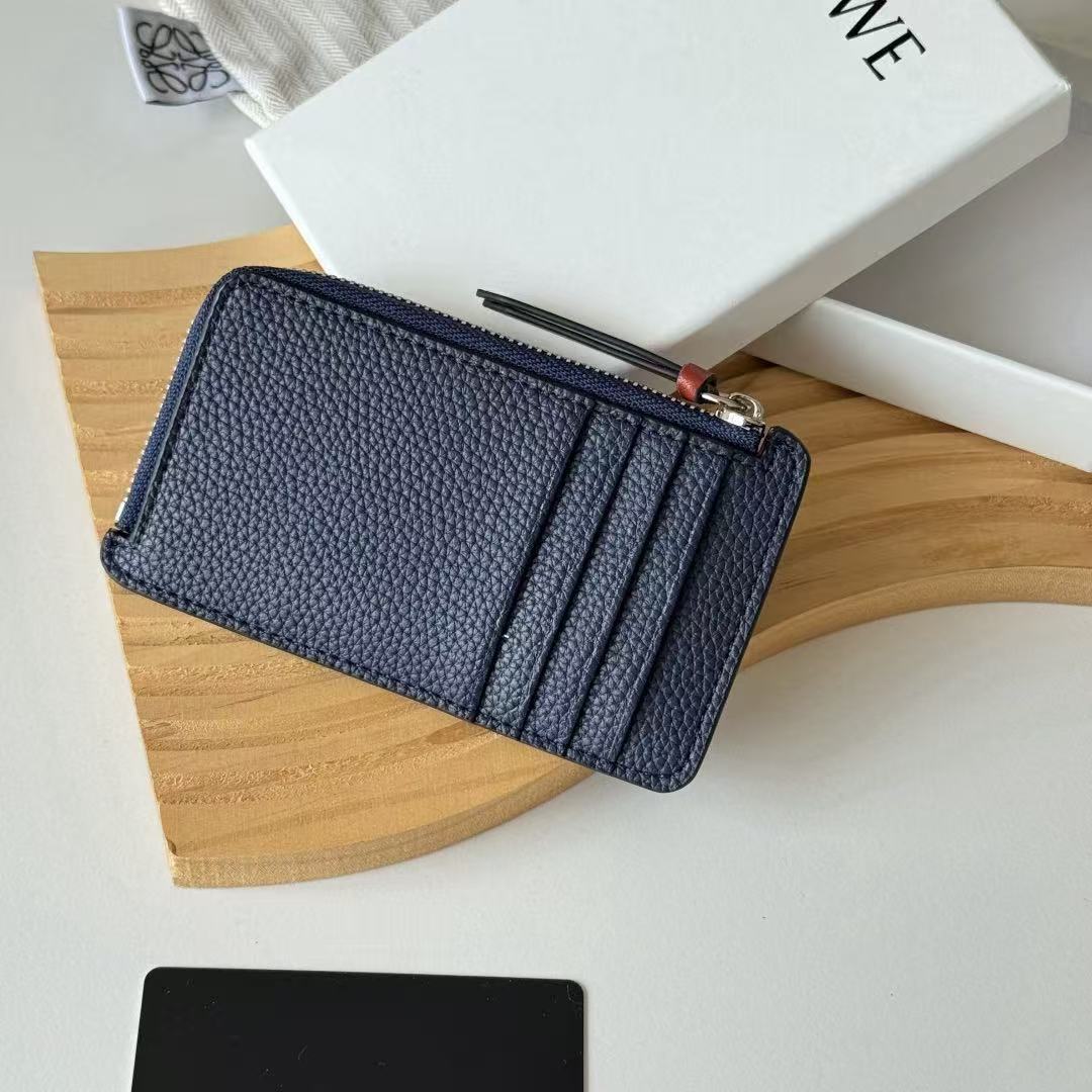 [TOP] LOEWE Card Holder 13*7.5cm - Blue - 711 Luxury