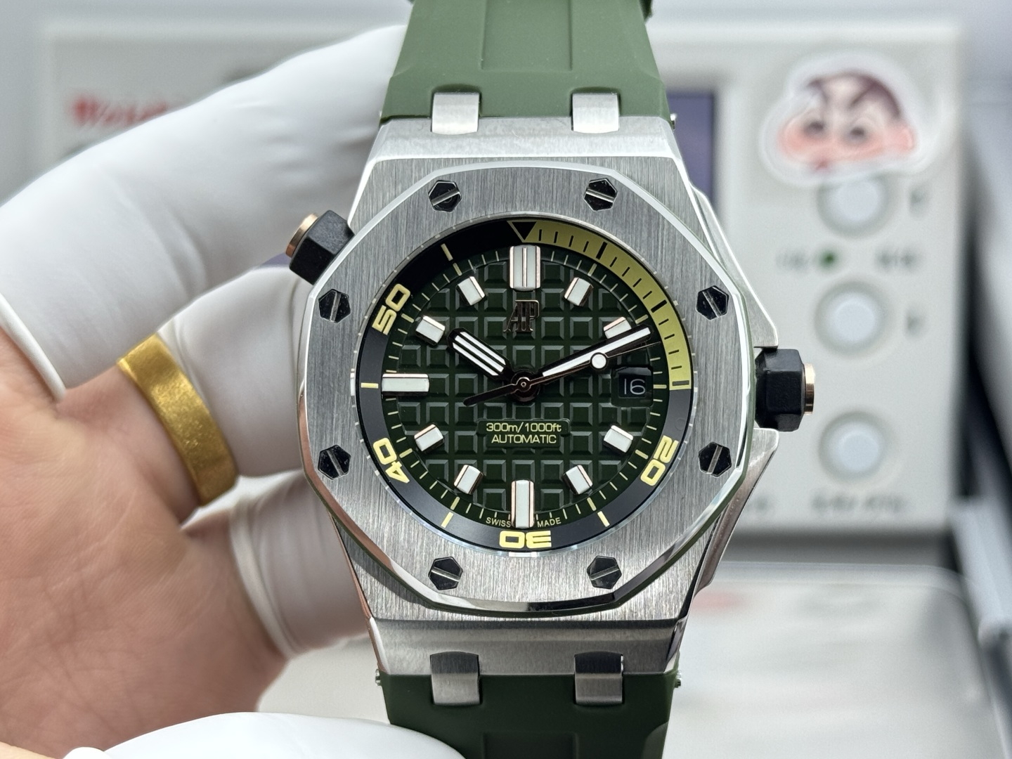 [TOP] Audemars Piguet Men's Watch 42mmX14.1mm - Green - 711 Luxury