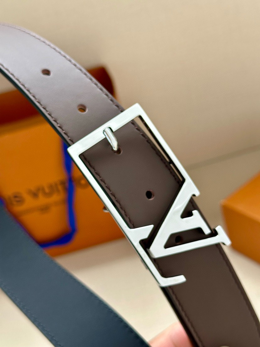 [TOP] Louis Vuitton LV Men's Skyline Belt 3.5 cm - Brown - 711 Luxury