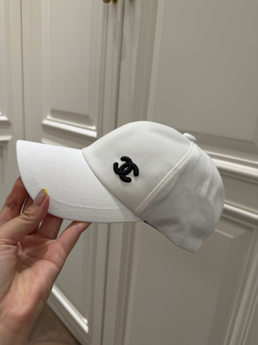 Chanel Cap Cotton Ecru #385034