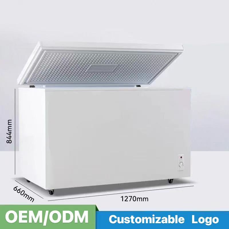 388L single-door freezer, 1.27 meters long - 0.4 CBM