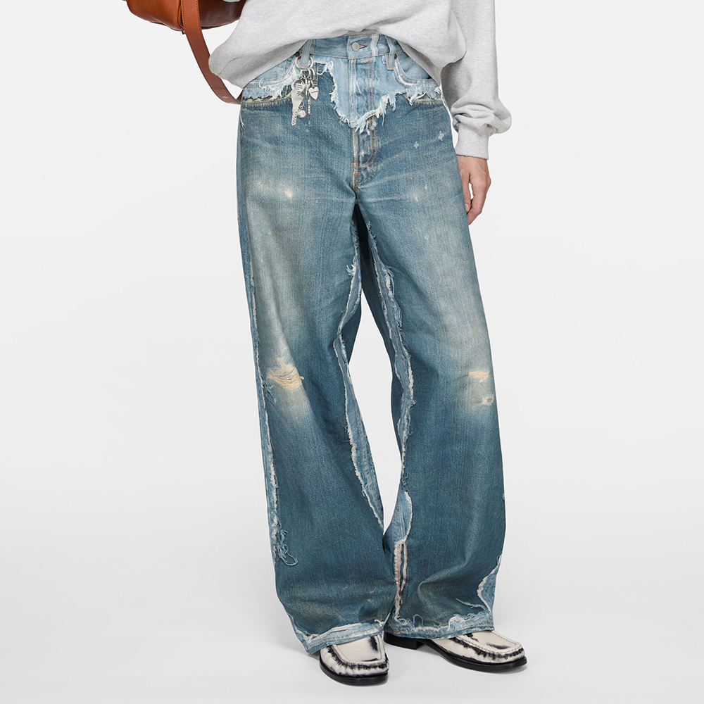 Acne Studio Trompe-l’œil Jeans 1981 Mid Blue #379687