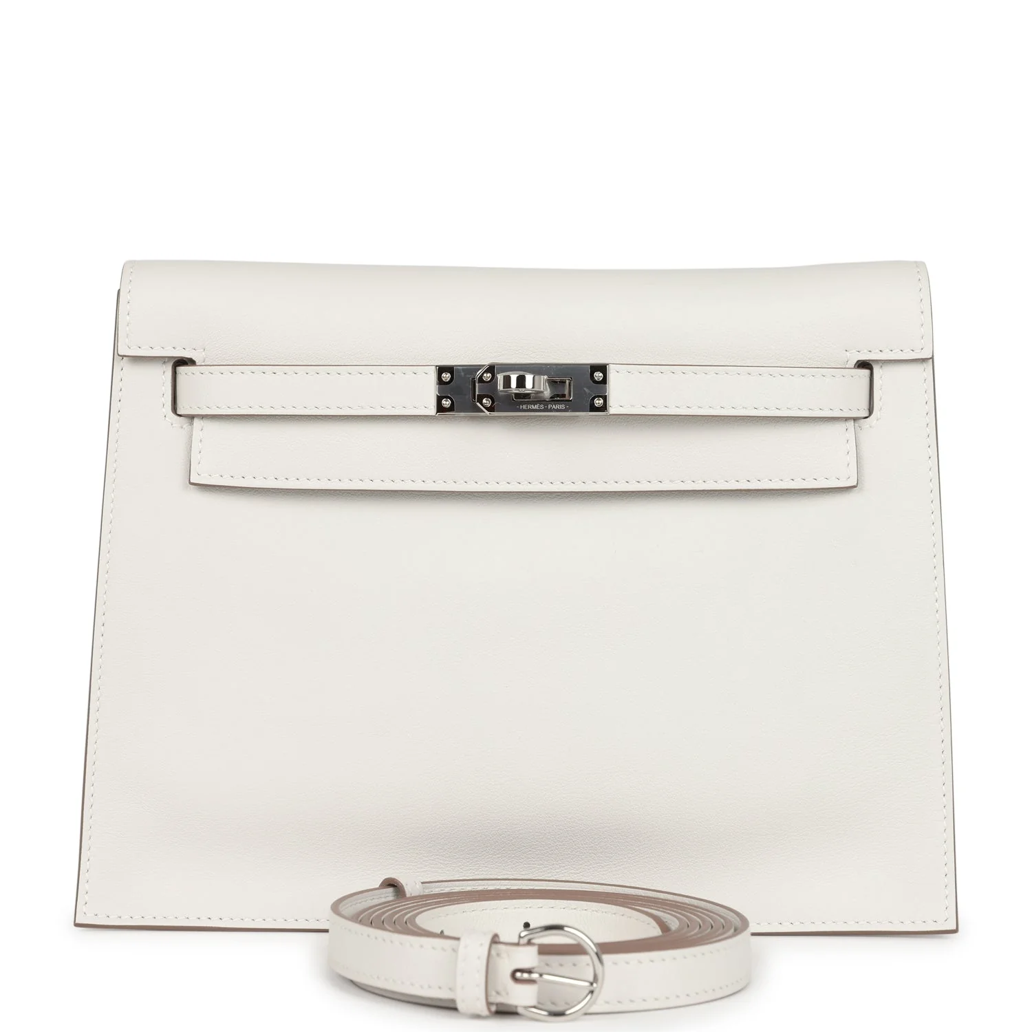 Hermes Kelly Danse Gris Pale Swift Palladium Hardware