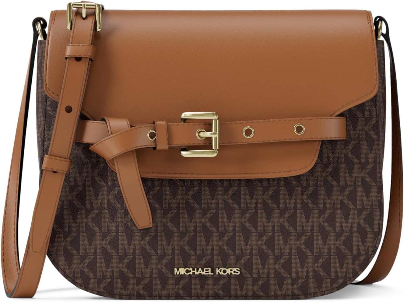 Michael Kors Emilia Small Saddle Crossbody Bag
