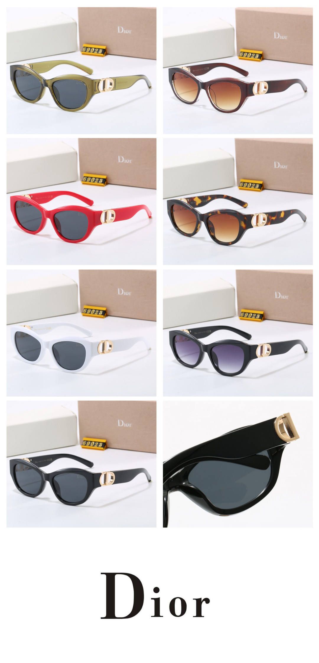 [TOP] Christian Dior Sunglasses - 7 Colors - 711 Luxury