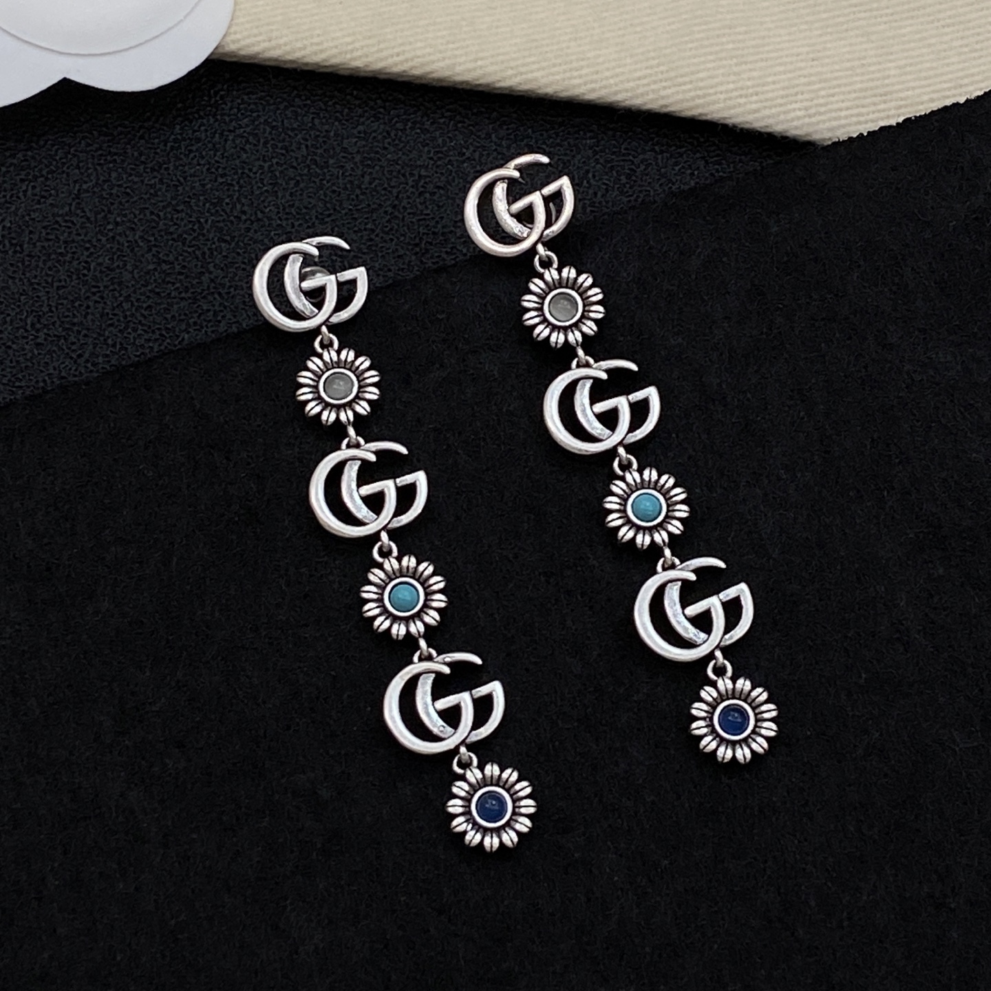 [TOP] GUCCI Earrings - Silver - 711 Luxury