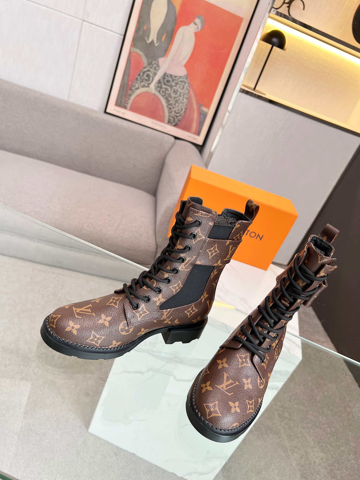 [TOP] Louis Vuitton LV Boots - Brown - 711 Luxury