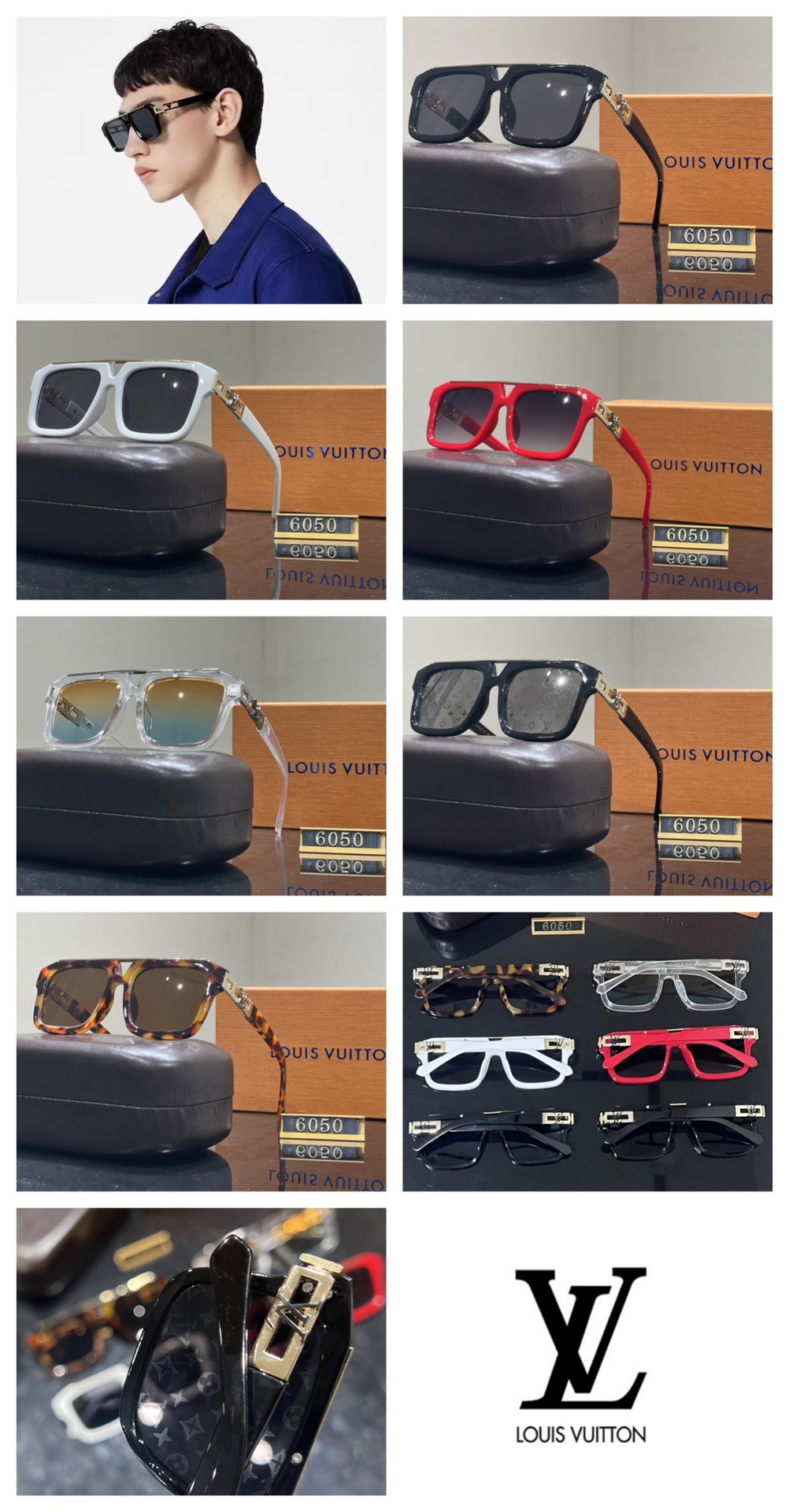 [TOP] Louis Vuitton LV Sunglasses - 6 Colors - 711 Luxury
