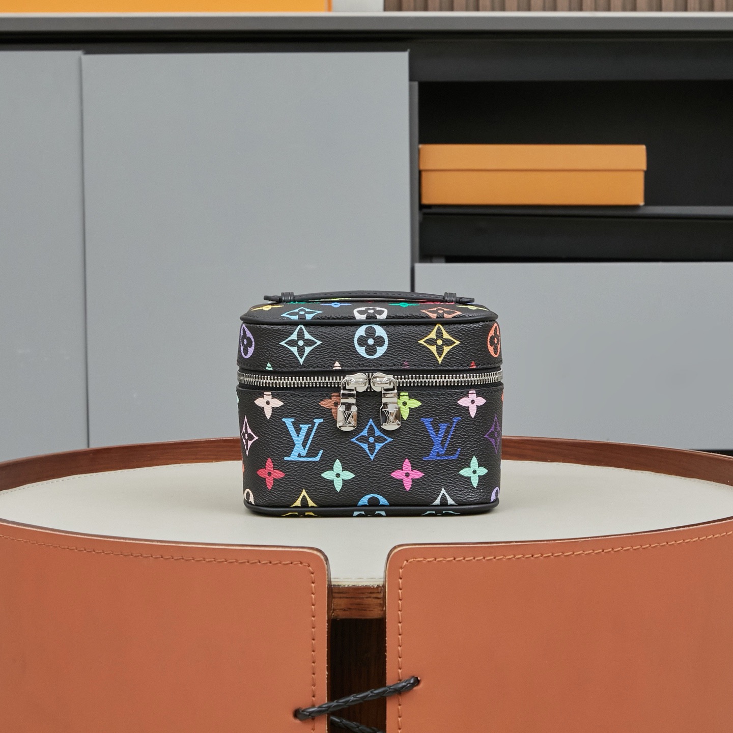 [TOP] Louis Vuitton LV Nice Nano Bag 14x10.2x8.5cm - Black - 711 Luxury