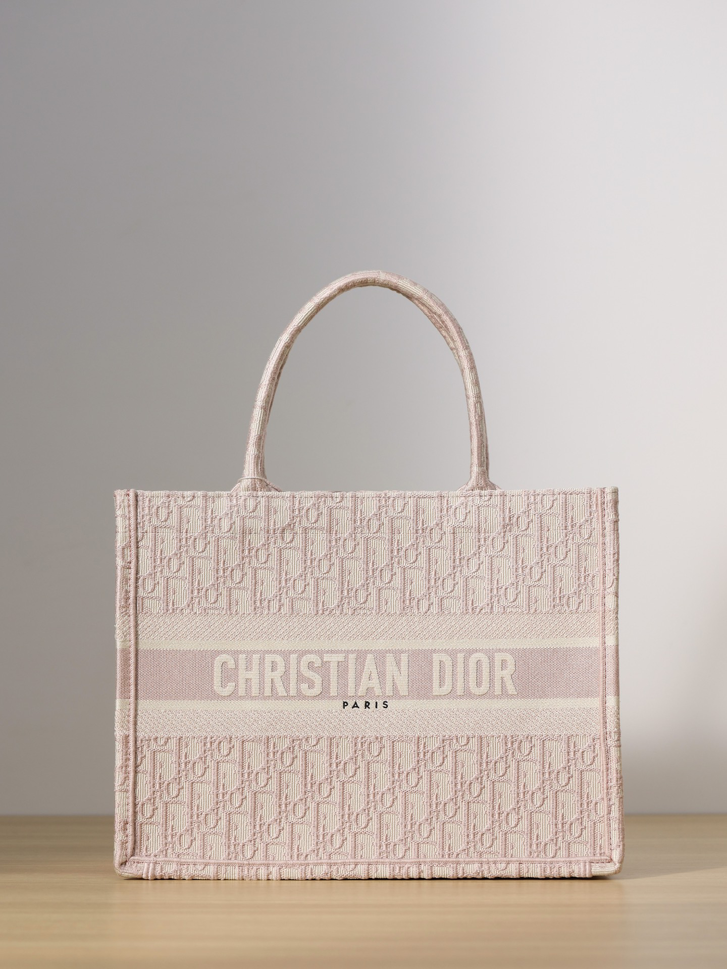 [TOP] Christian Dior Book Tote Bag Oblique 36.5x28x17.5cm - Pink
