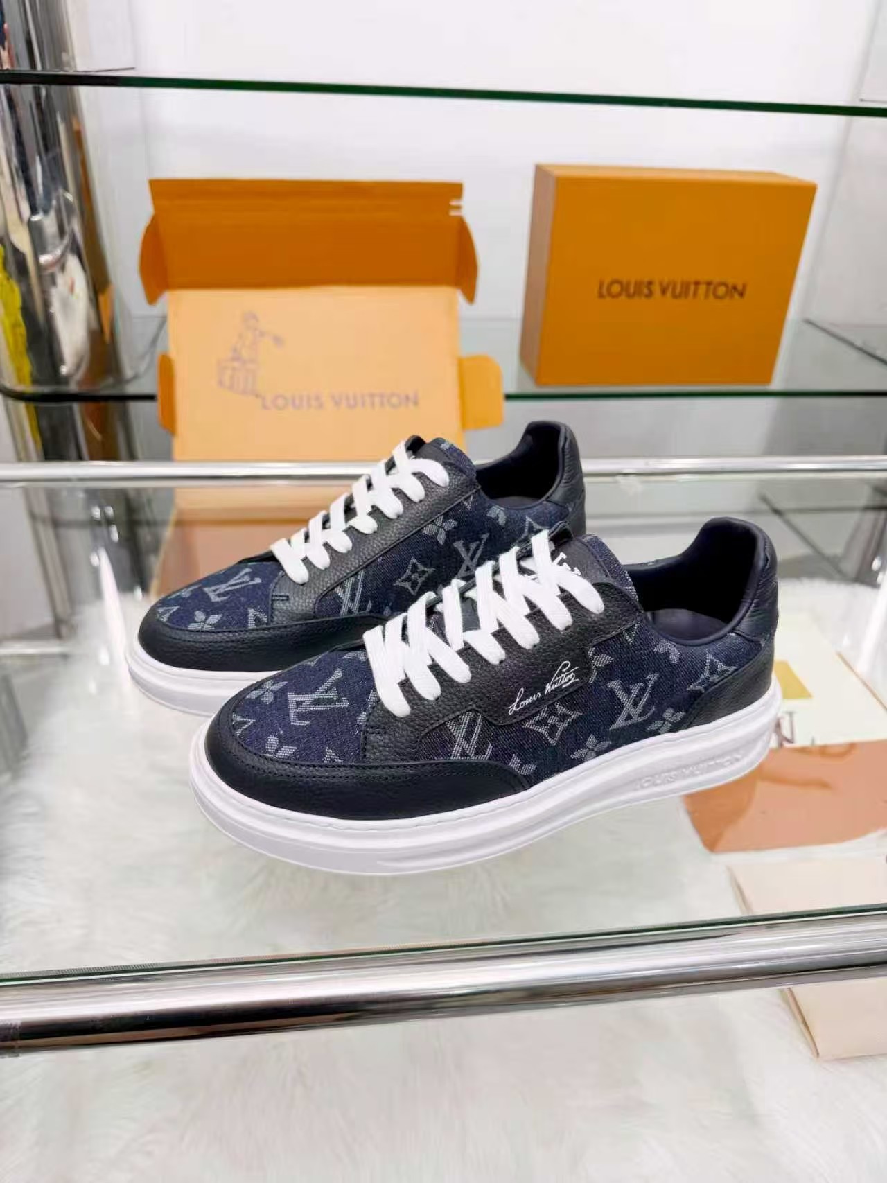 [TOP] Louis Vuitton LV Men's Casual Shoes - Blue - 711 Luxury