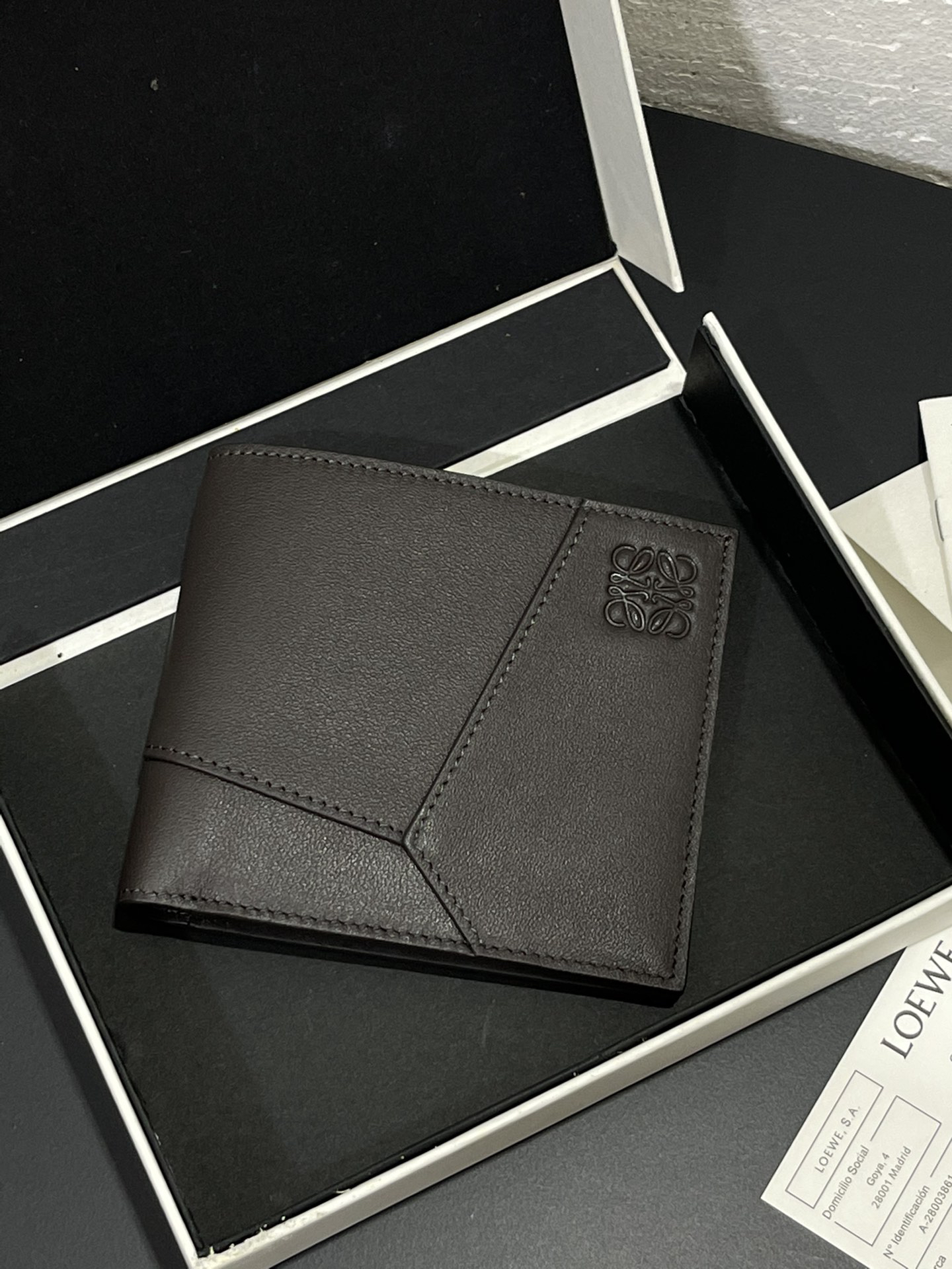 [TOP] LOEWE Wallet 11*10 cm - Black - 711 Luxury