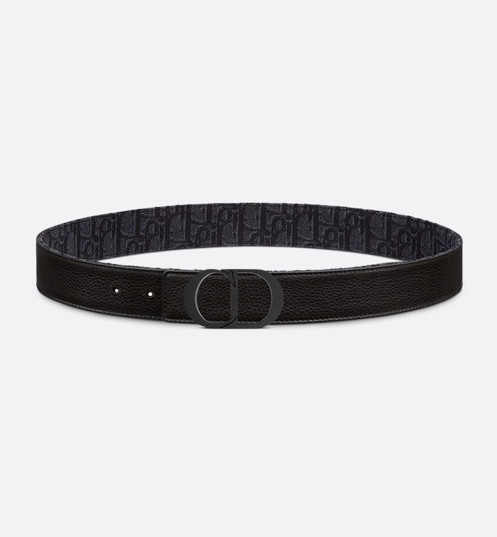 [TOP] Christian Dior Men's Belt Cowhide 35mm - Black - 711 Luxury