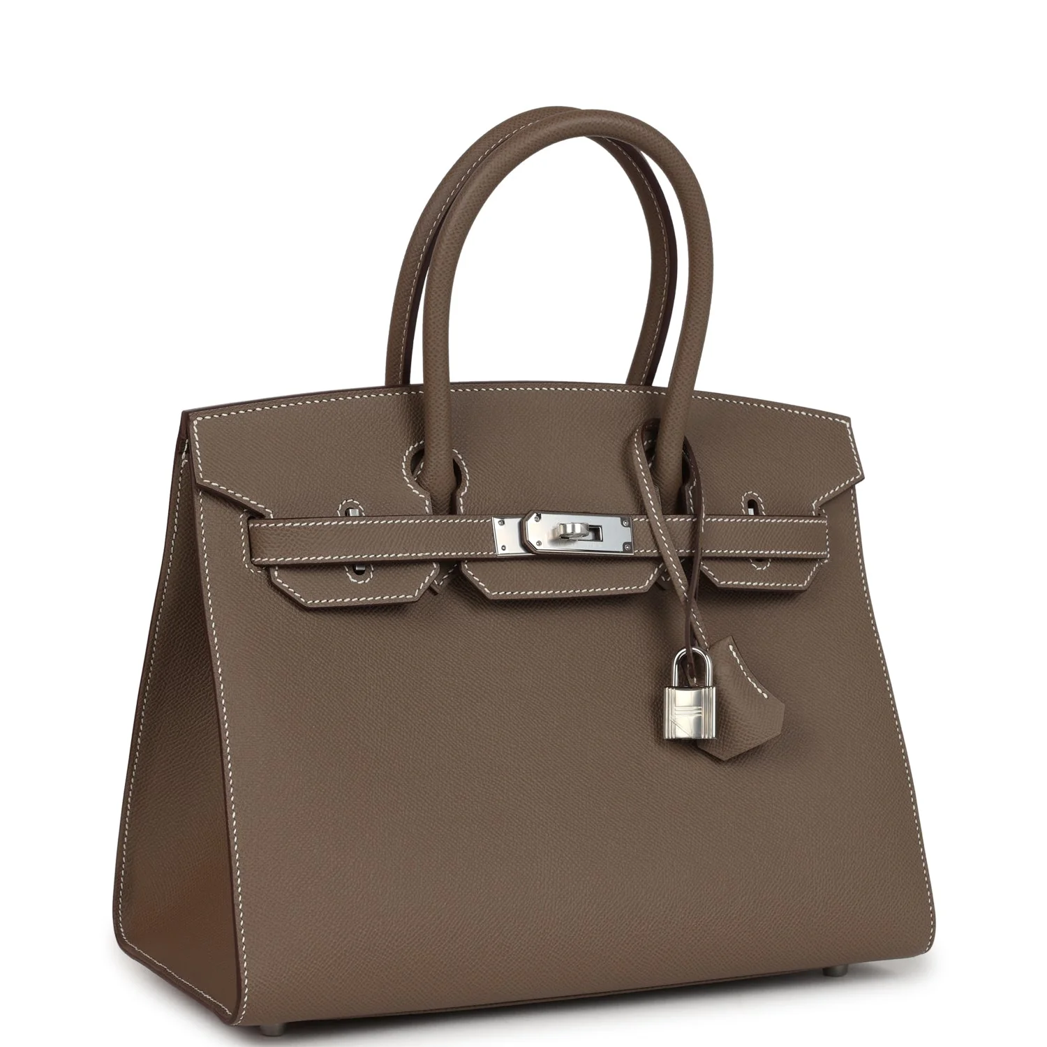 Hermes Birkin SellierEtoupe Epsom Palladium Hardware