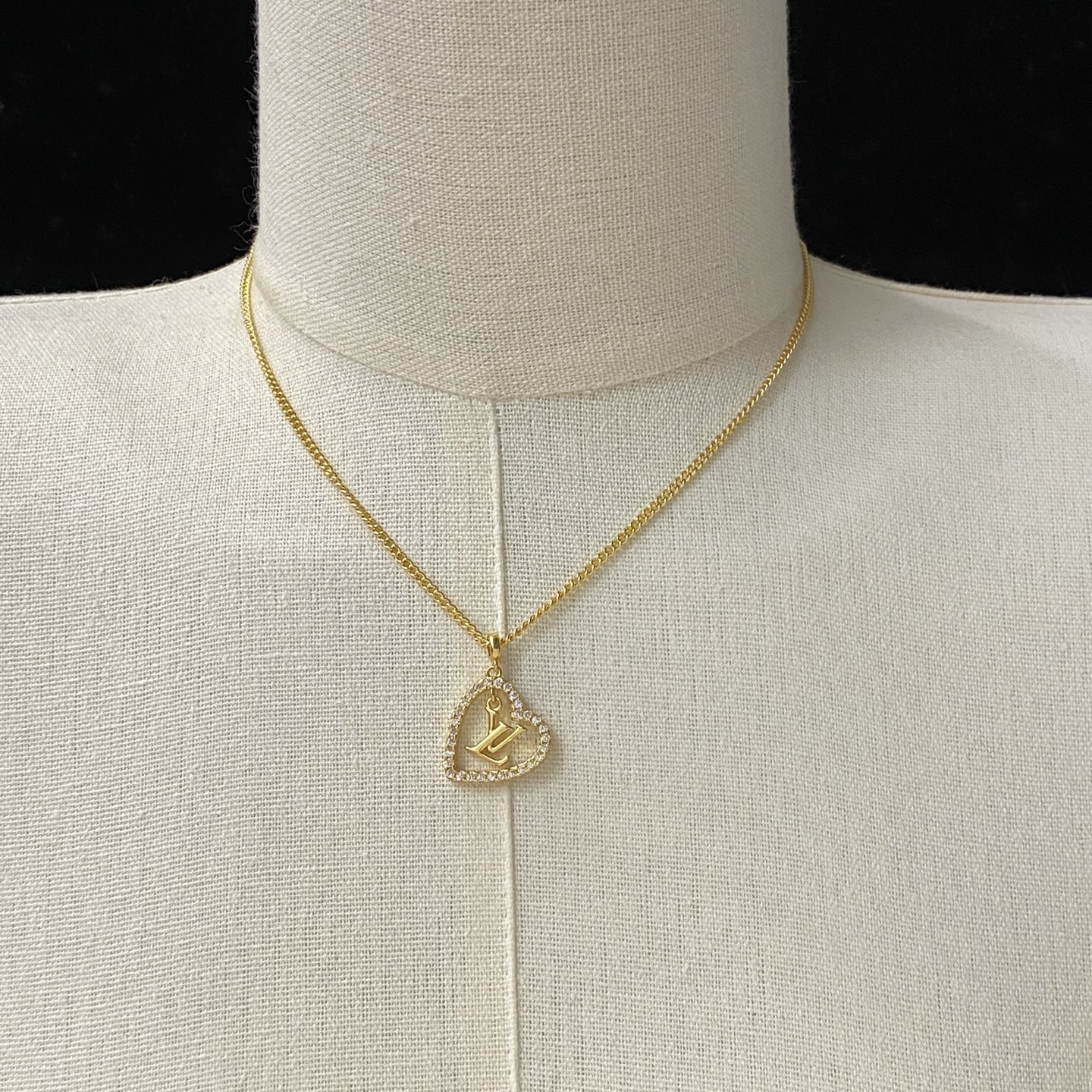 [TOP] Louis Vuitton LV Necklace - Gold - 711 Luxury