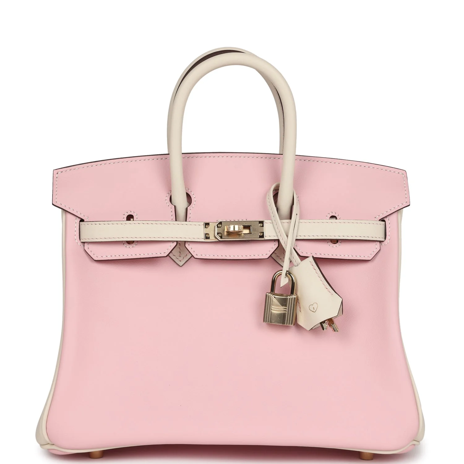 Hermes Special Order (HSS) BirkinRose Sakura and Nata Swift Permabrass Hardware