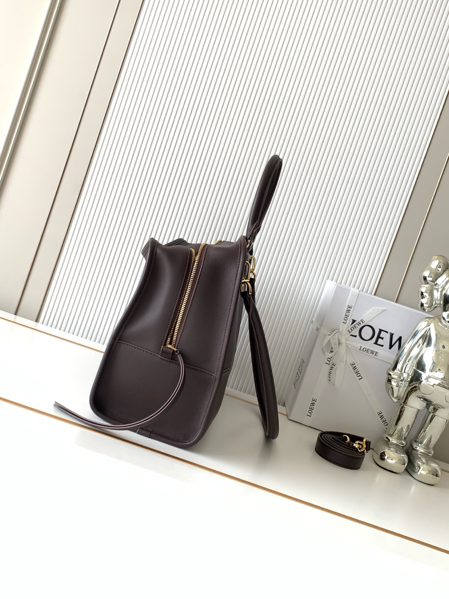 [TOP] LOEWE Amazona 180 Bag 34.5*27*14 CM - Dark Chestnut - 711 Luxury