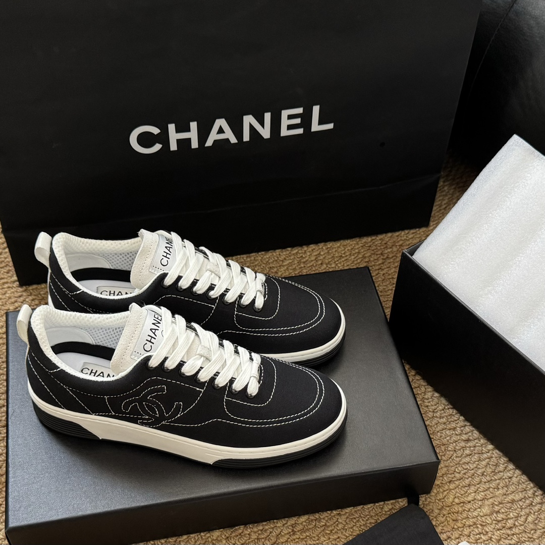 [TOP] CHANEL Sneakers - Black - 711 Luxury