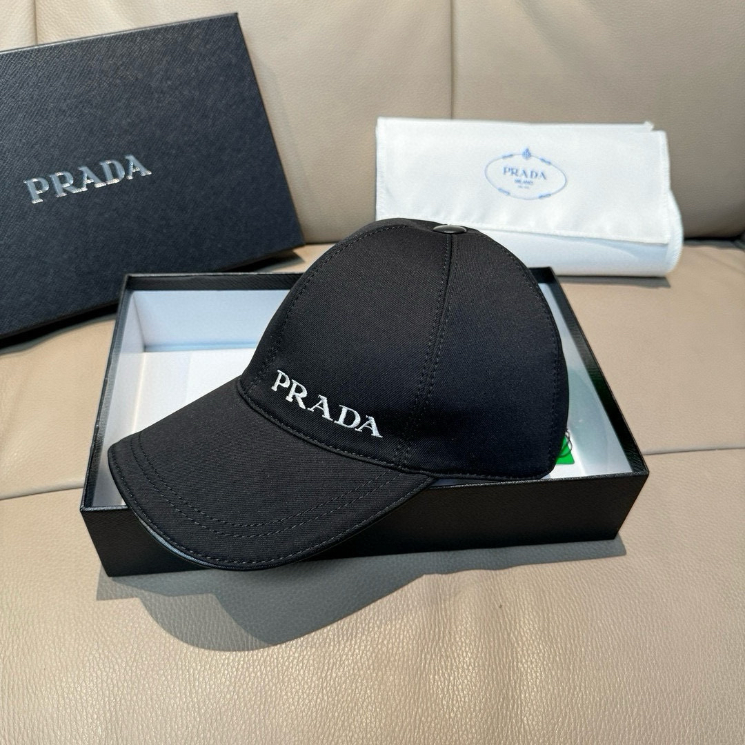 [TOP] PRADA Hat - Black - 711 Luxury