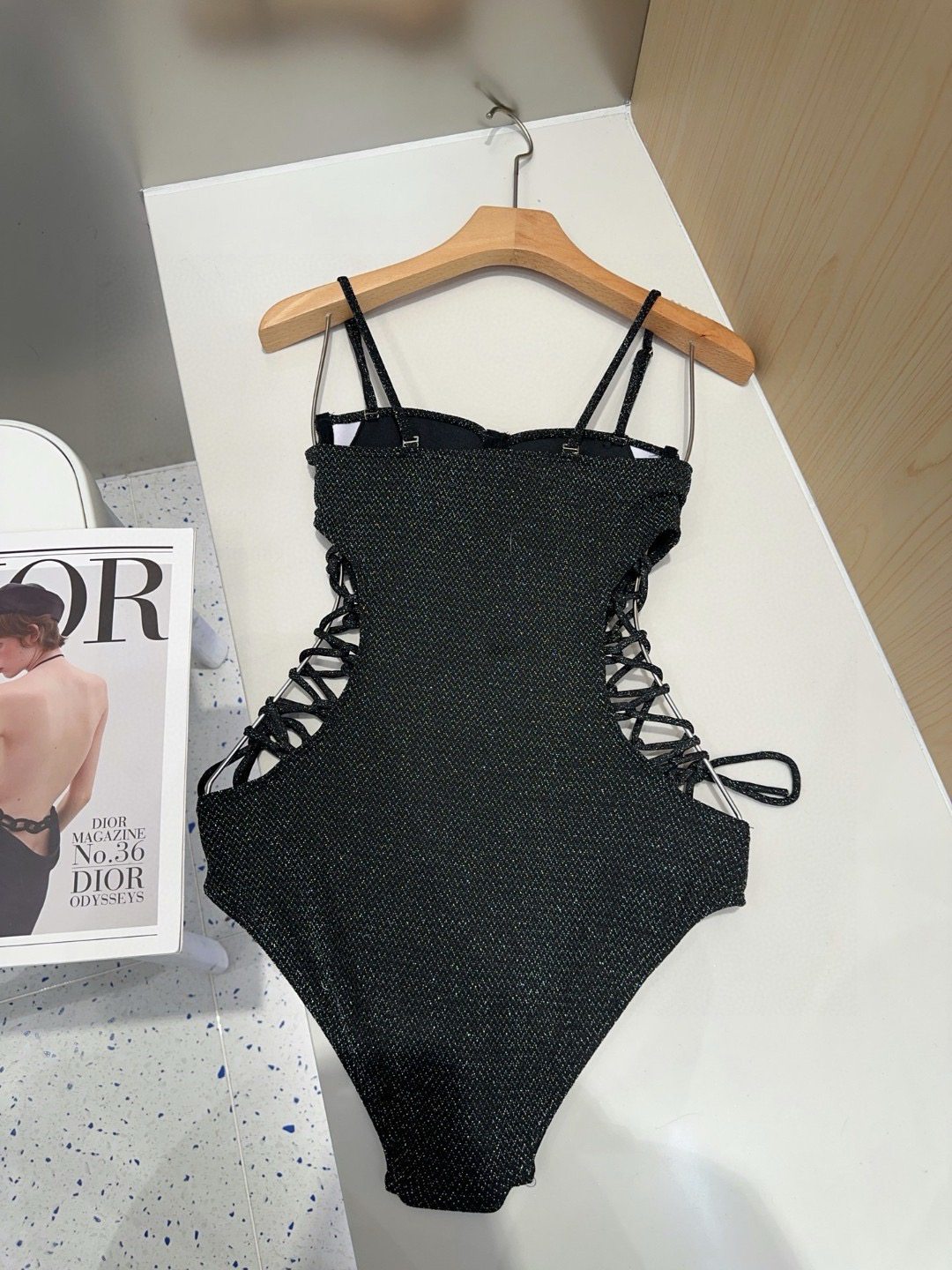 [TOP] CHANEL One-Piece Swimsuit - Black - 711 Luxury