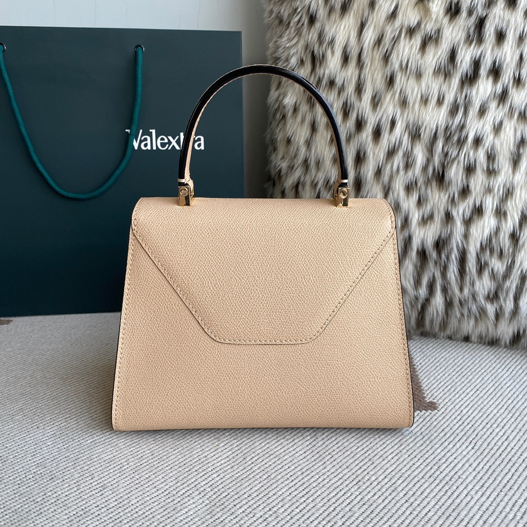 [TOP] VALEXTRA lside Bag 22x16.5x12cm - Nude Pink - 711 Luxury