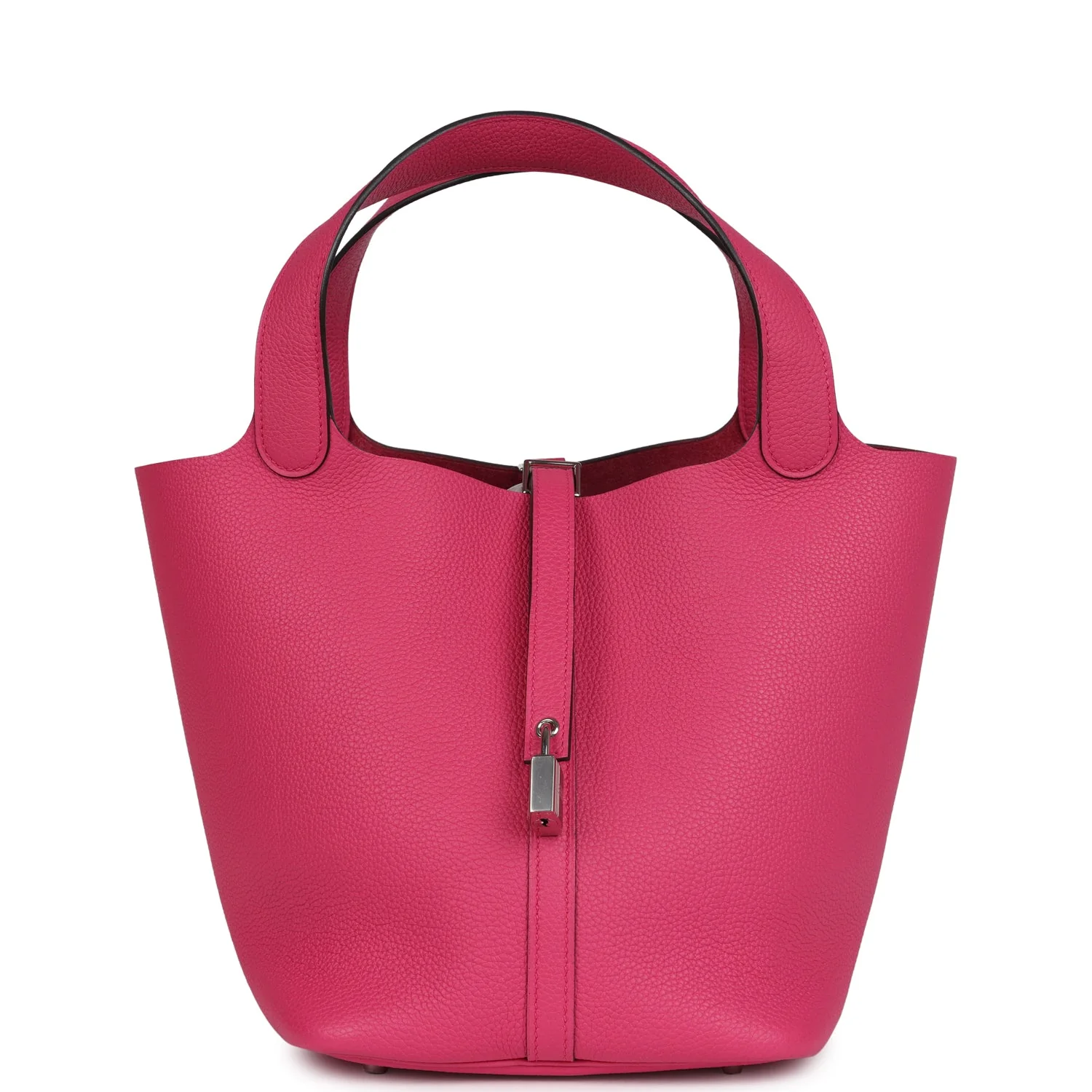 Hermes Picotin Lock  Rose Shocking Maurice Palladium Hardware