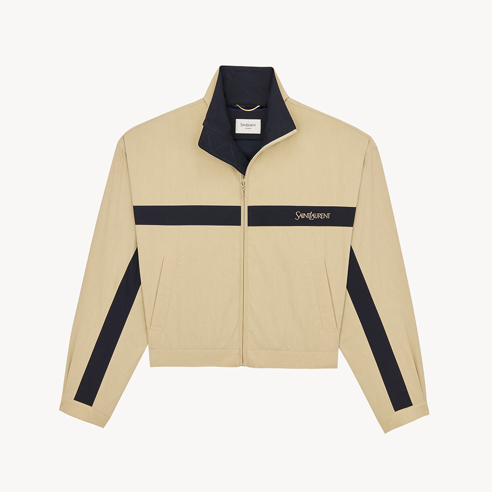 Saint Laurent beige Clothing Saint Laurent Jacket in Cotton in Beige | Nigo Office