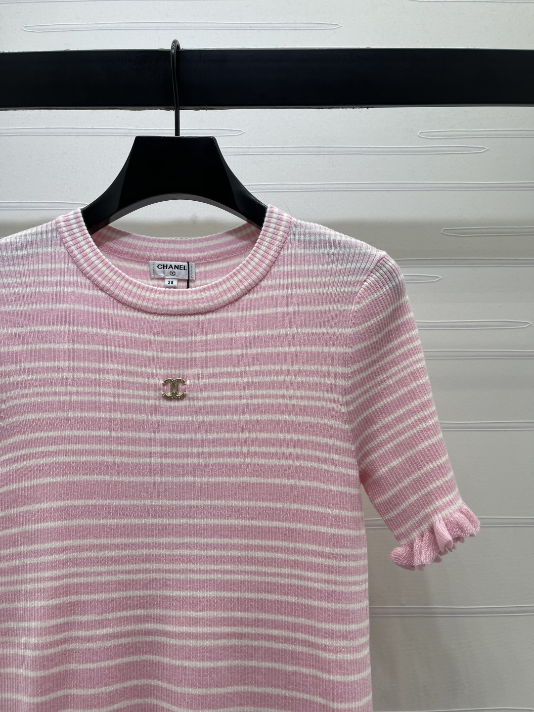 [TOP] CHANEL Knit Top - Pink - 711 Luxury