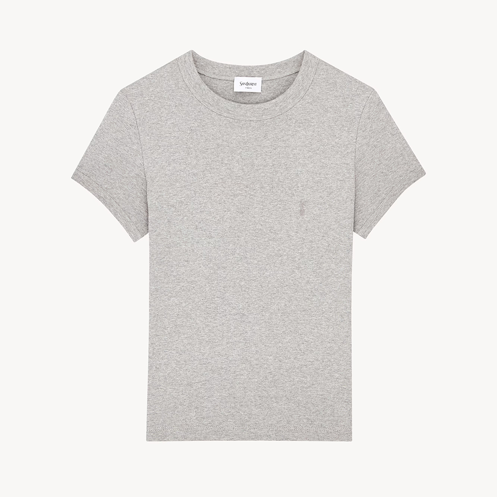Saint Laurent Cassandre Fitted T-shirt #388844