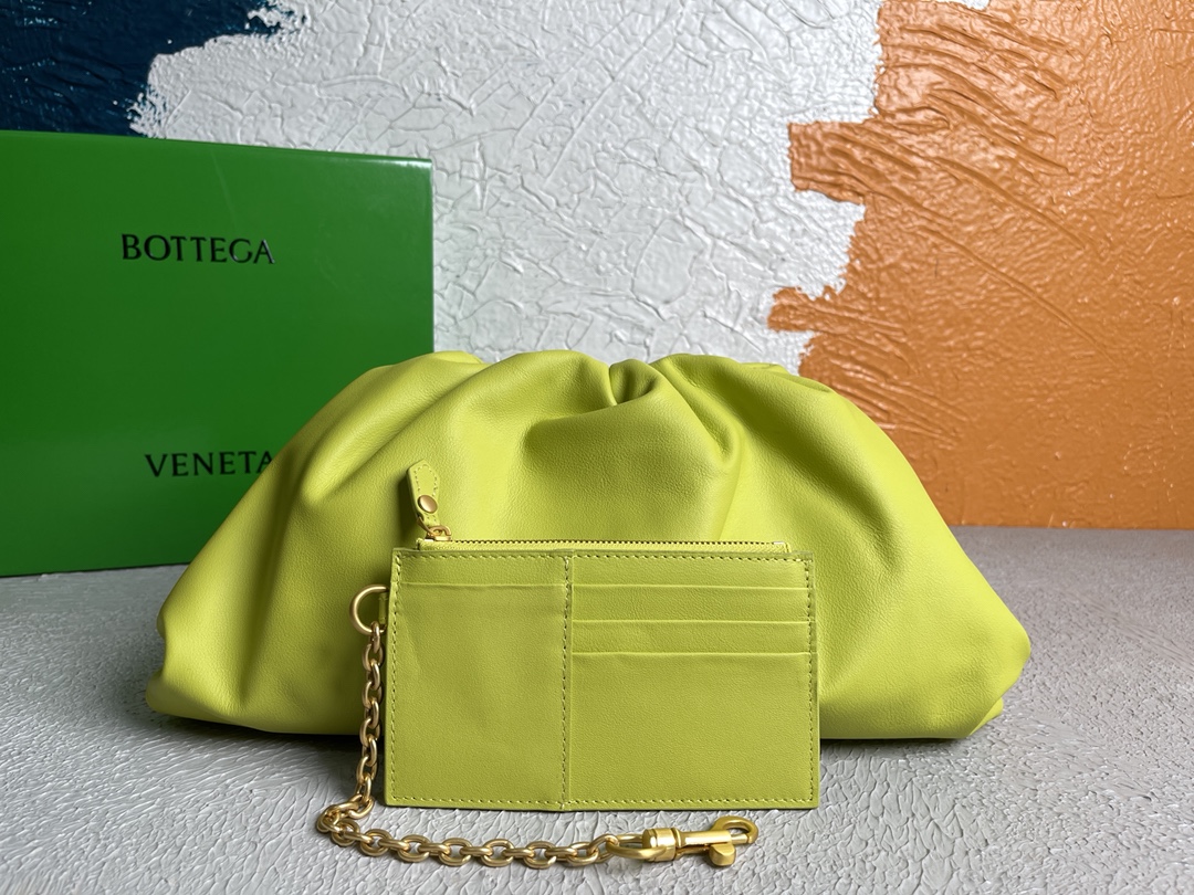 [TOP] Bottega Veneta BV The Pouch Bag 38*20*8.5cm - Yellow - 711 Luxury