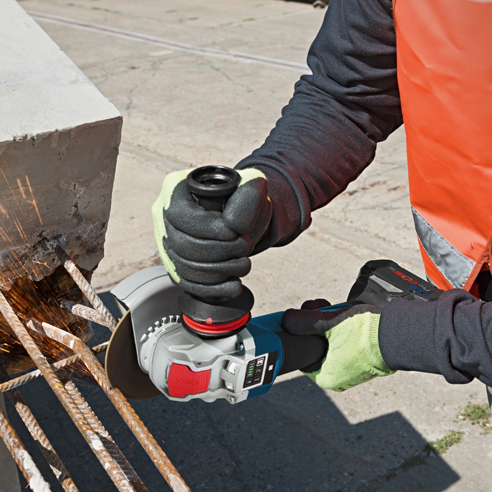 BOSCH X-LOCK 18V Brushless 125mm Angle Grinder Skin GWX 18V-10 PSC 06017B0800