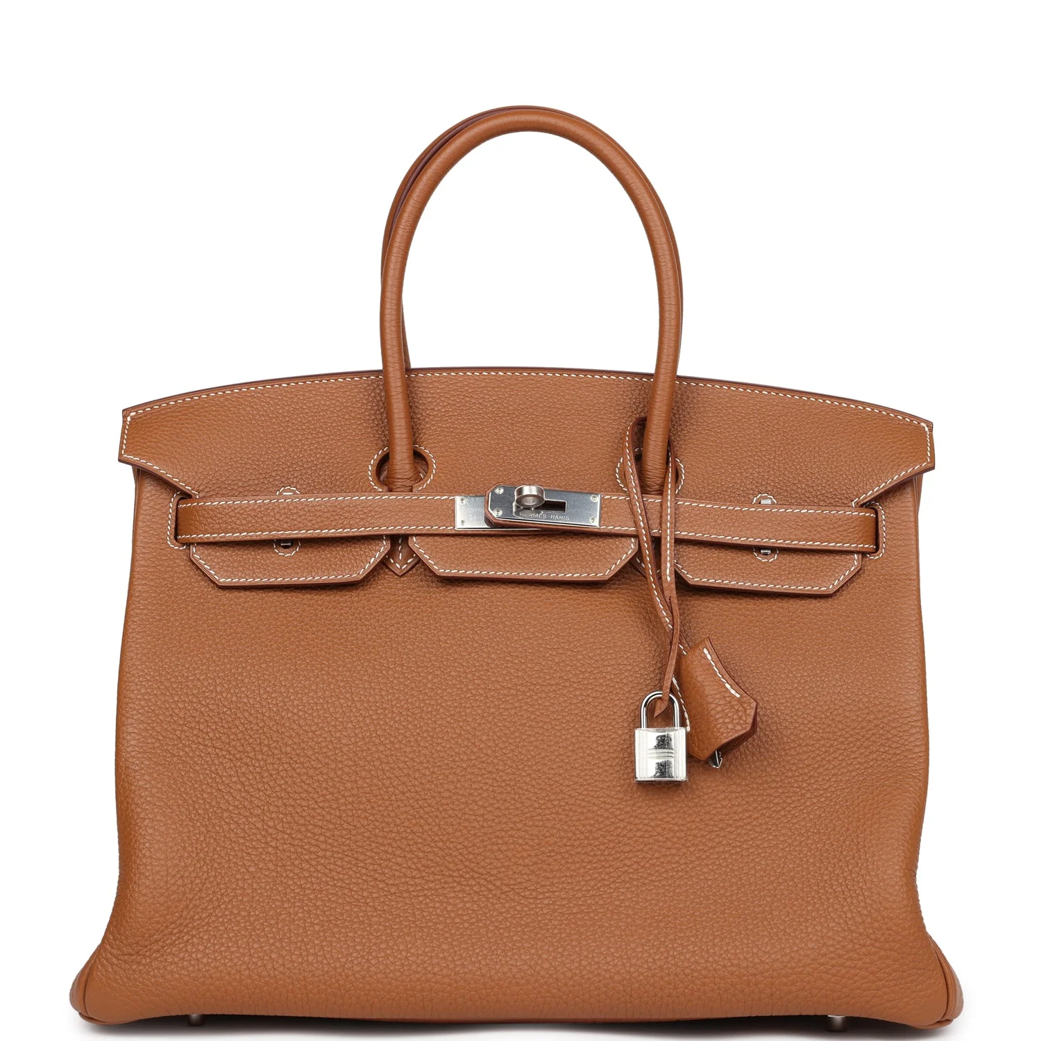 Hermes BirkinGold Togo Palladium Hardware