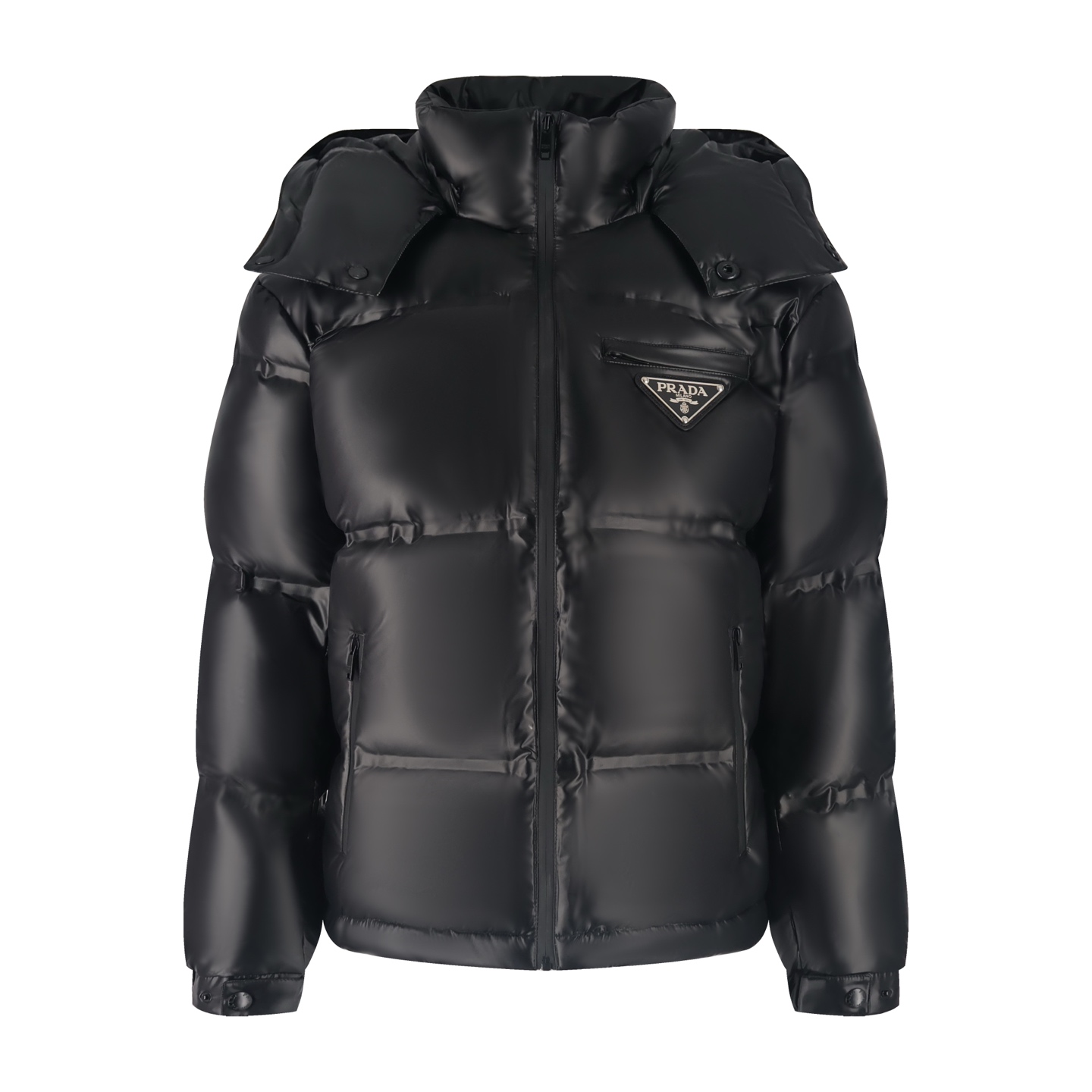 Prada Clothing Prada Triangle Logo Down Jacket #396611 View 2 | Nigo Office