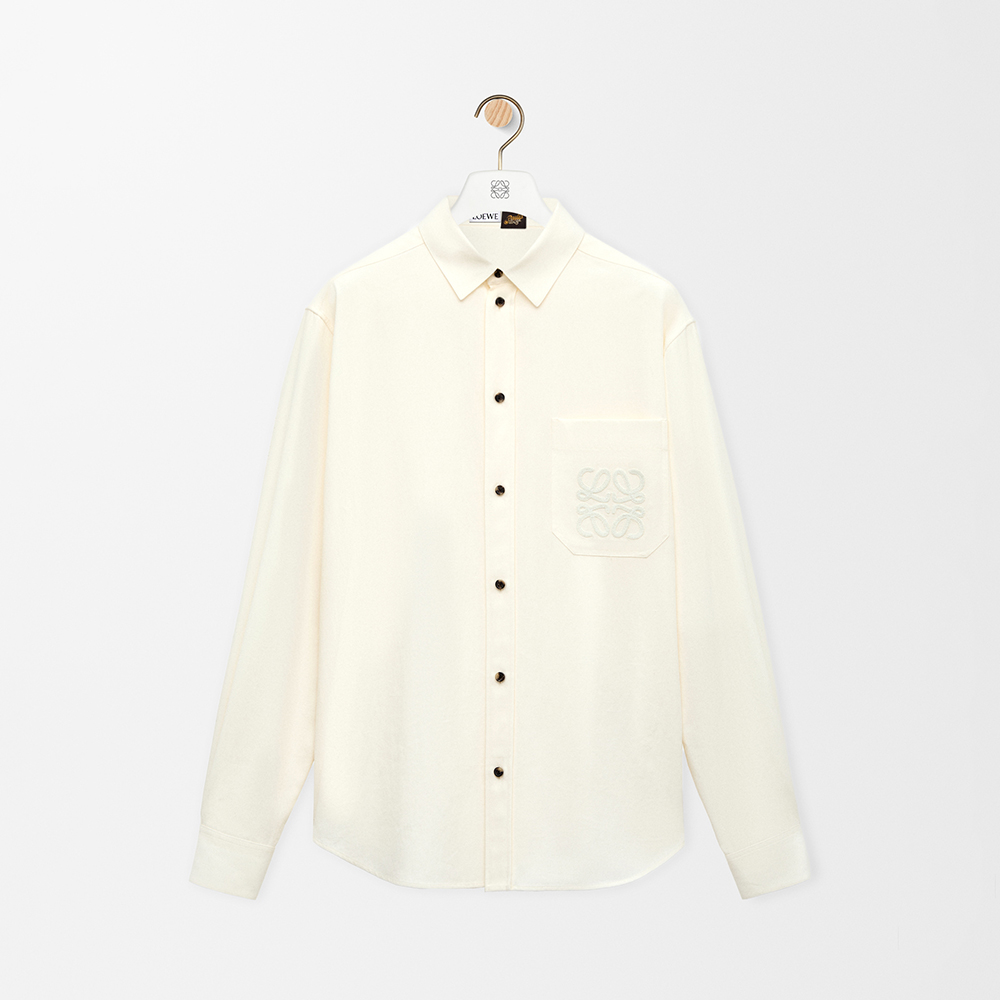 LOEWE  Shirt and Shorts in lyocell Beige #385885