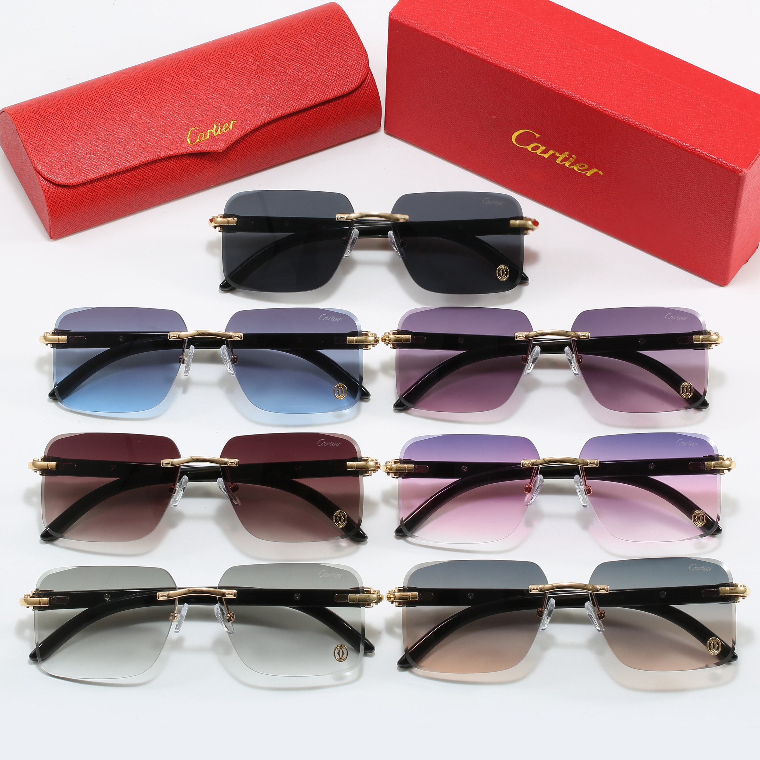 [TOP] Cartier Sunglasses - 7 Colors - 711 Luxury