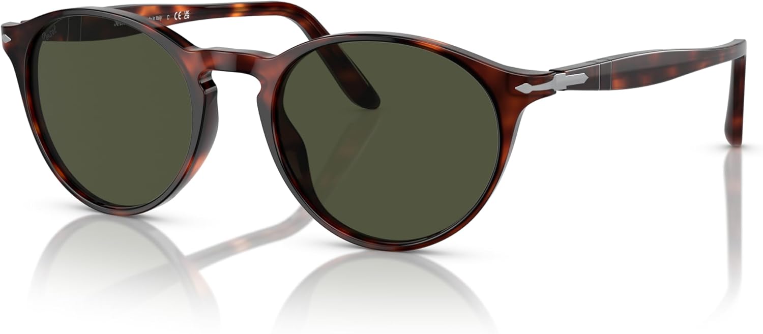 Persol Unisex Po3092sm Steve Mcqueen Round Sunglasses