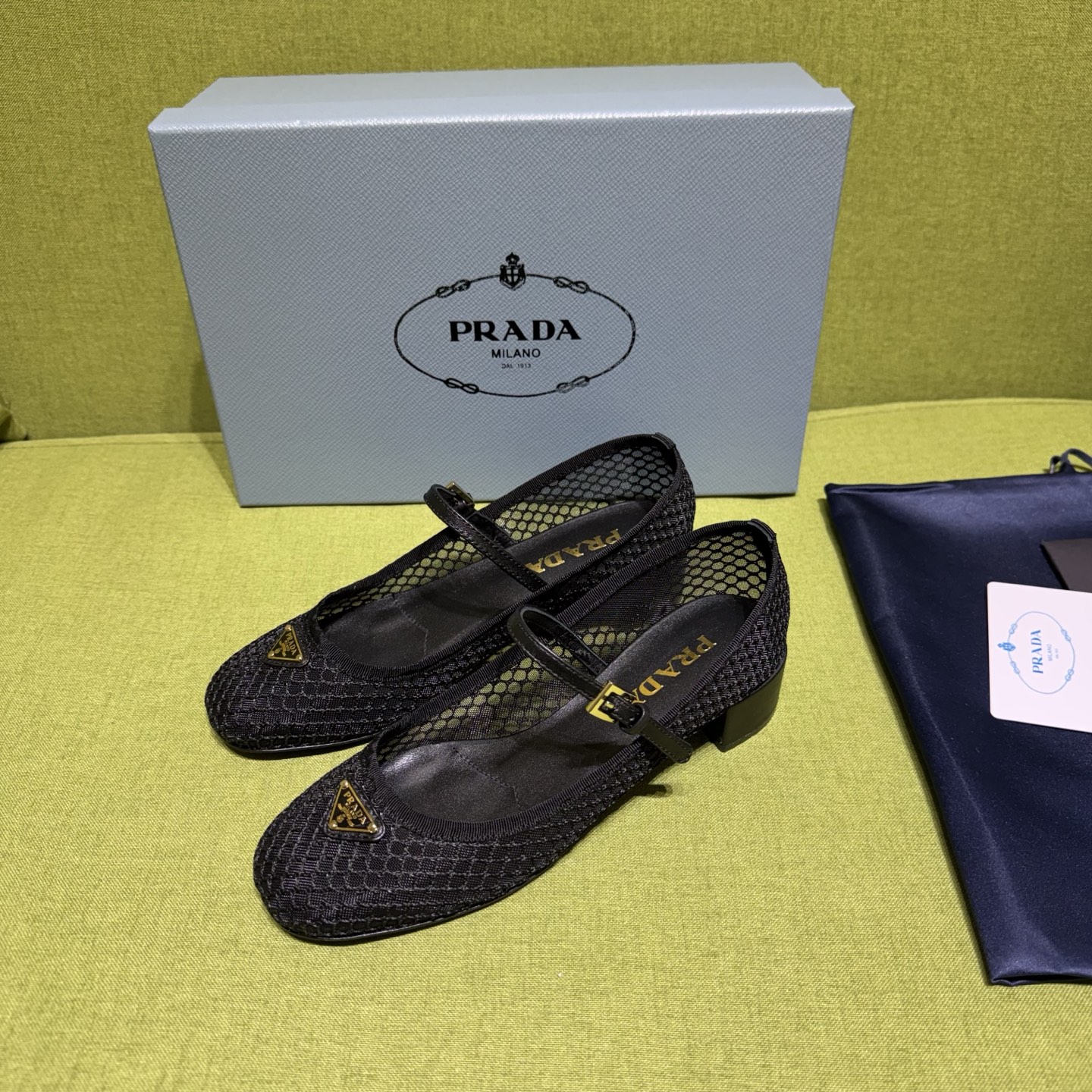 [TOP] PRADA 3.5cm Low Heel Pumps - Black - 711 Luxury