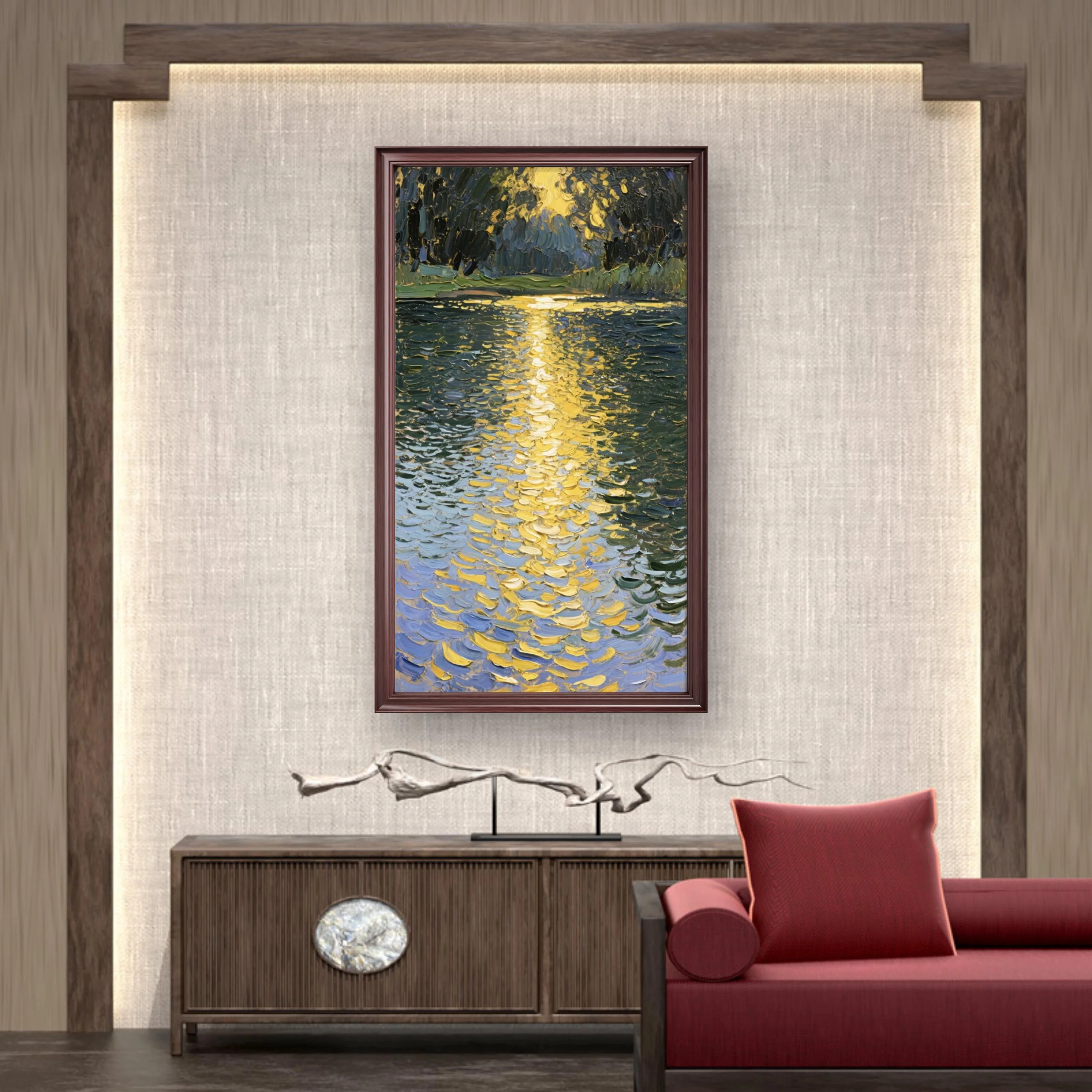 Spring Water Like Mirror