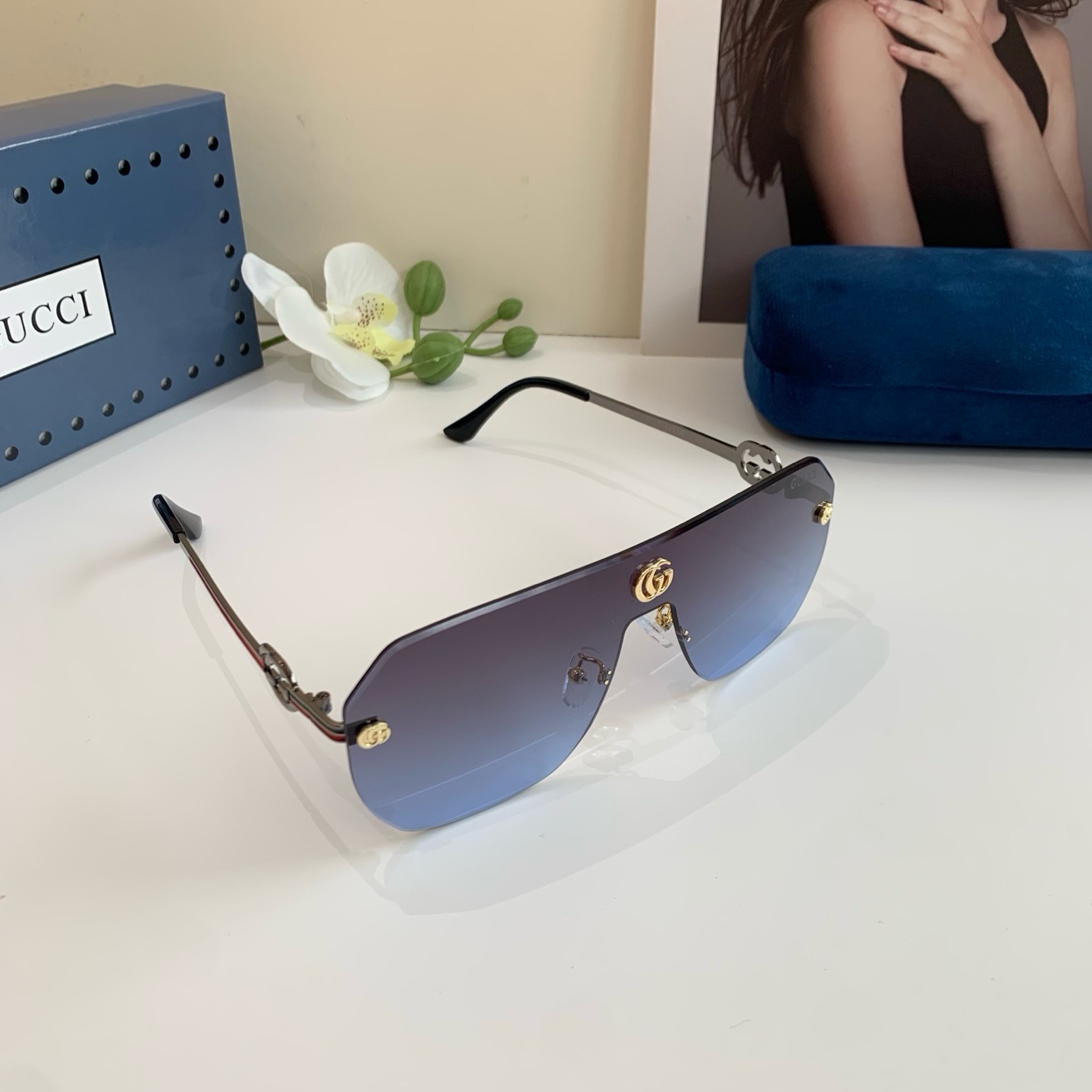 [TOP] Gucci Sunglasses - Black - 711 Luxury