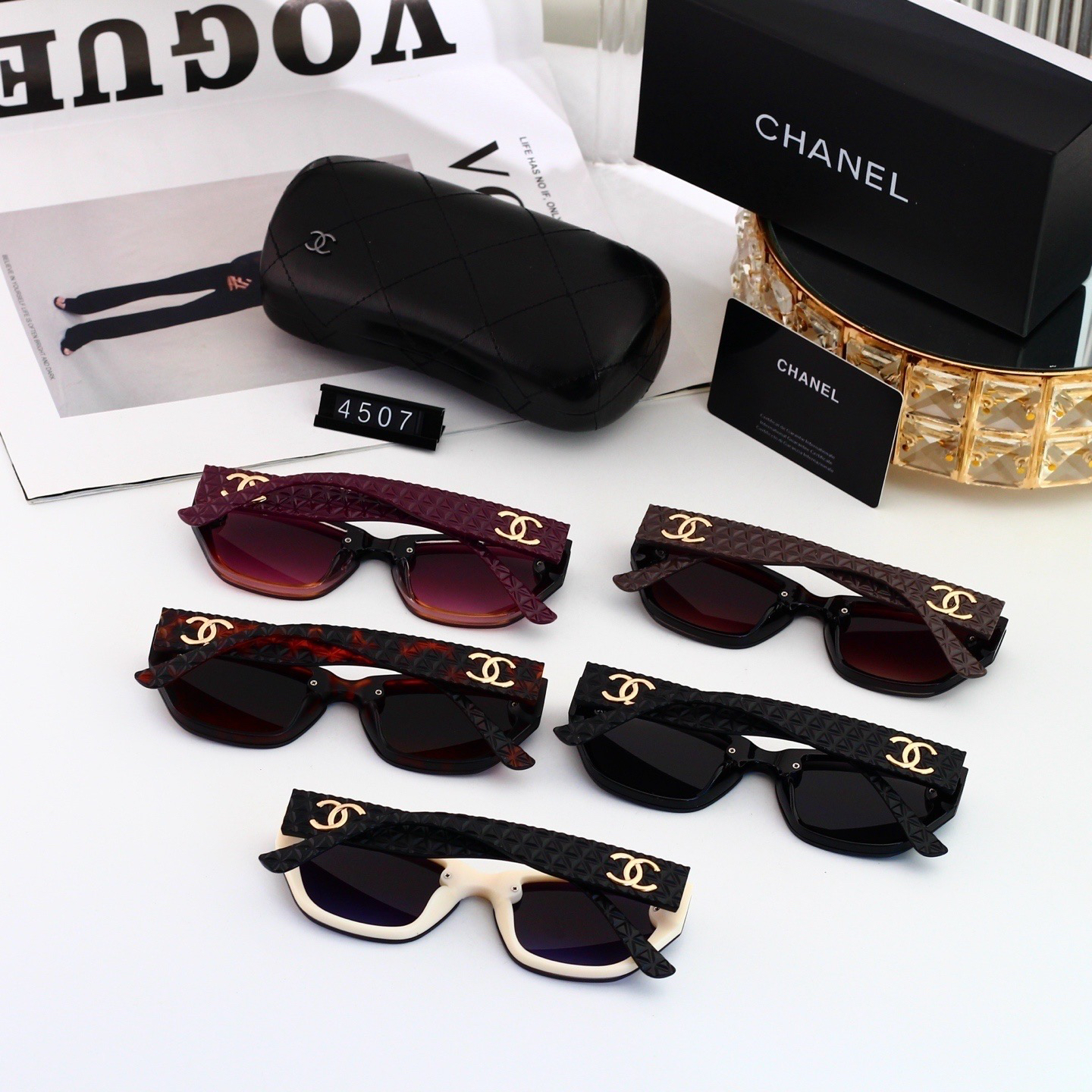 [TOP] CHANEL Sunglasses - 5 Colors - 711 Luxury