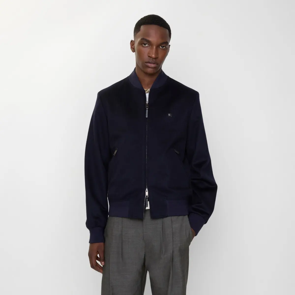Burberry Clothing Burberry Cashmere Bomber Jacket #393161 View 2 | Nigo Office