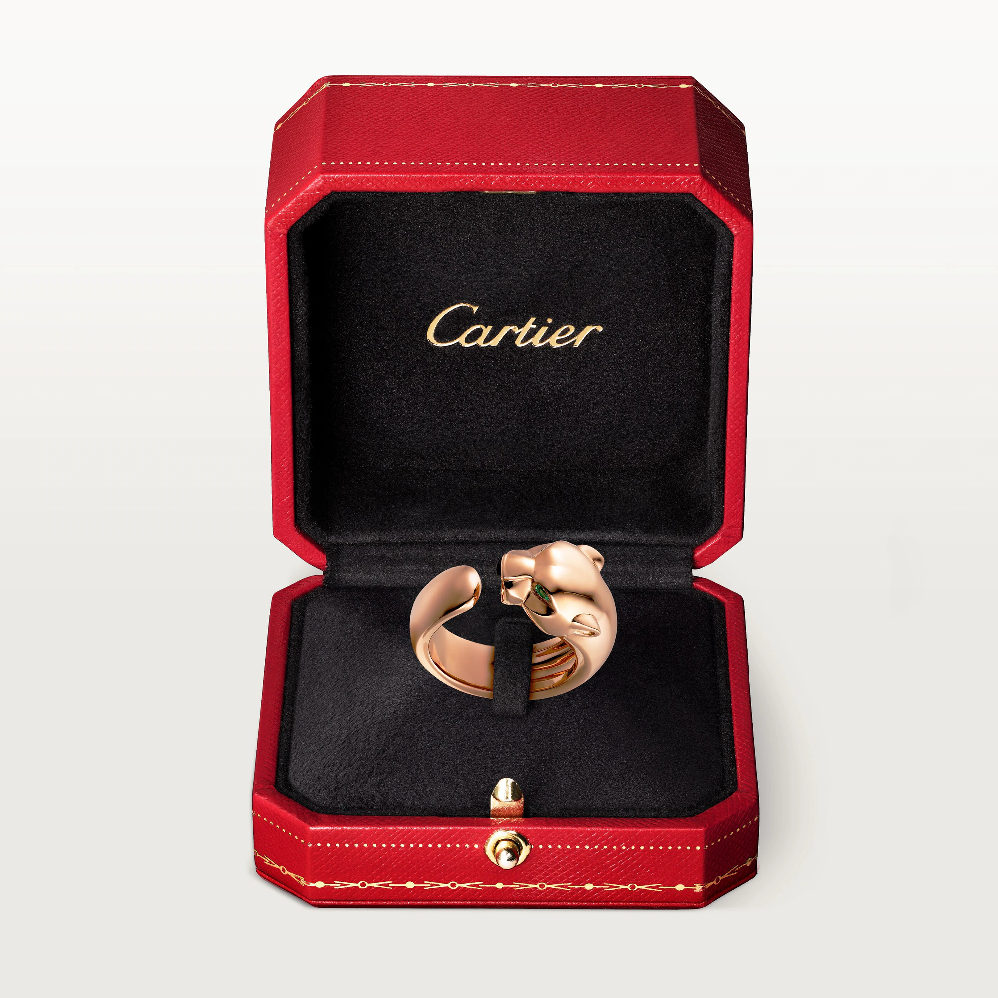 Carty Panther Pure Ring, Rose Gold, Medium Model