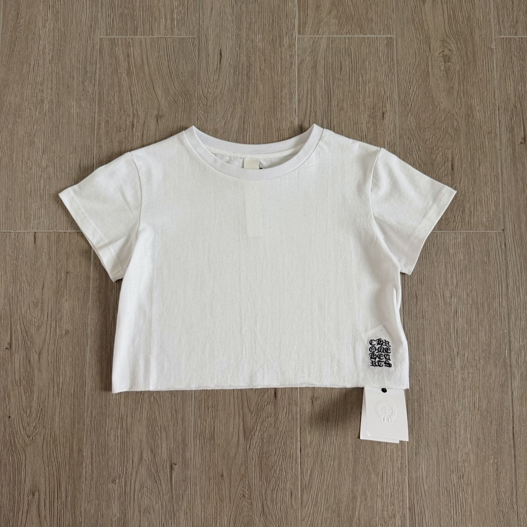 Chrome Hearts Short Knitted Cotton T-shirt #382228